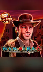 Book of Ra Deluxe 6 Top Spin Max RTP Logo